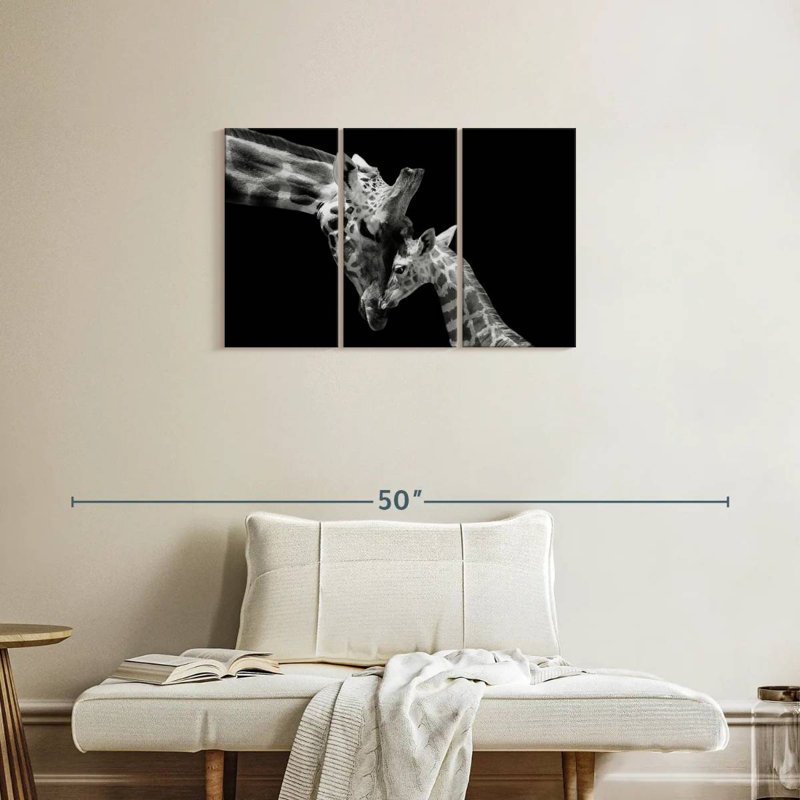 Brampt Doting Mother Giraffe, 20" H x 33" W
