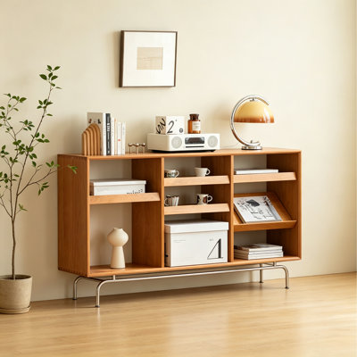 Bibliothèque simple en bois massif Burlywood