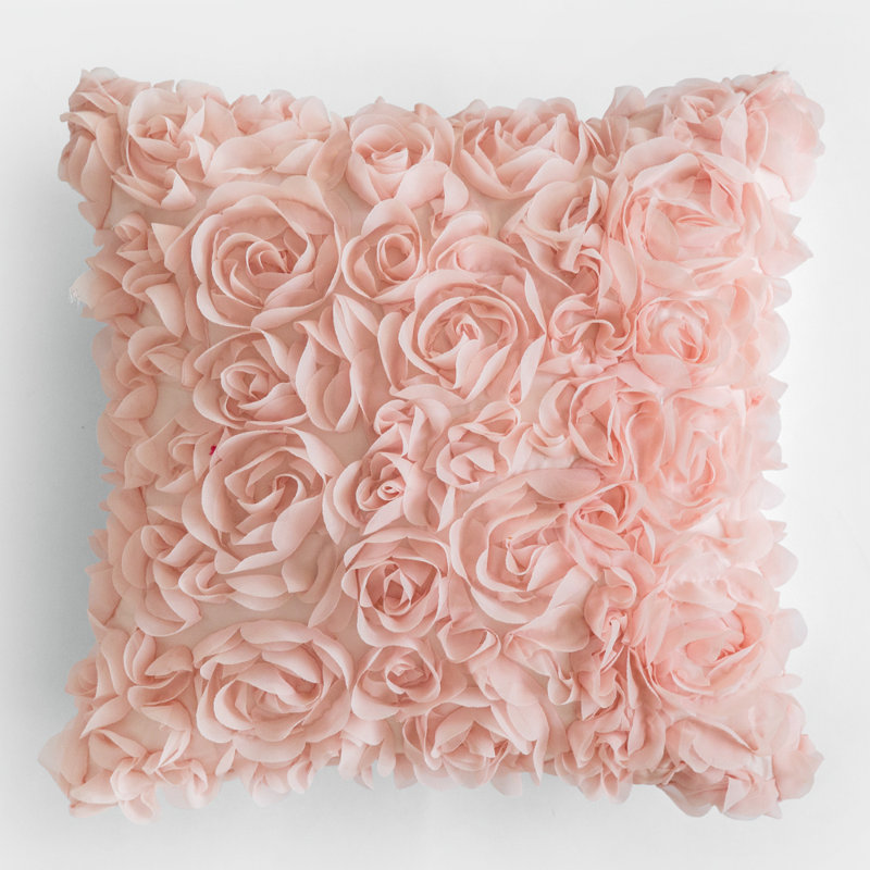 Microsuede Pillow Cover, Champagne, 20" x 20"