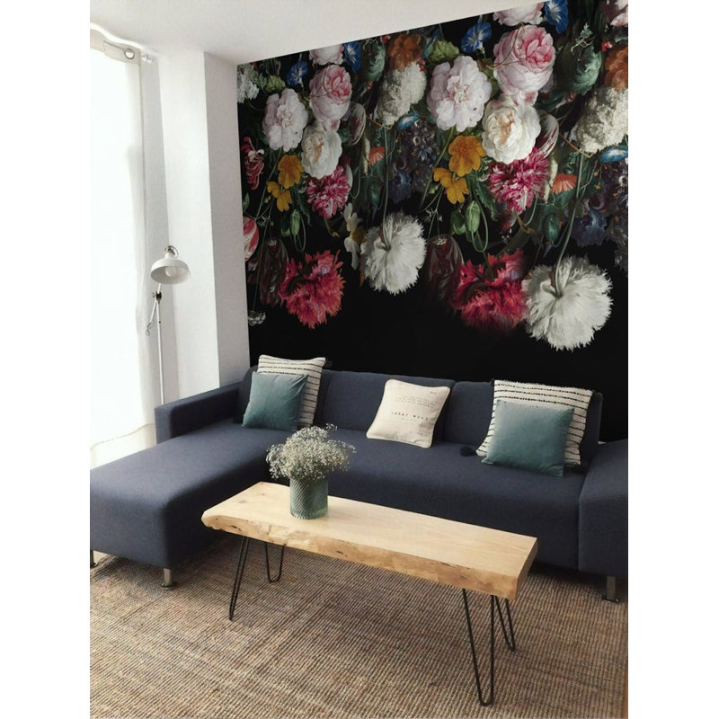 Papier peint amovible floral Dutch Dutch, L 48,96 po x l 75 po