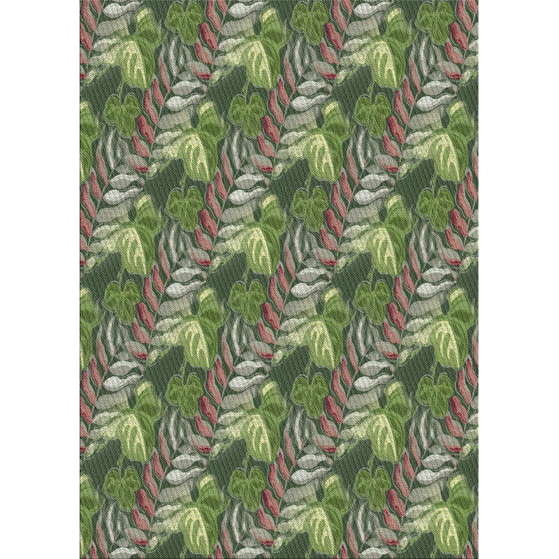 Tapis de la zone verte en laine touffeté à la main Gault
