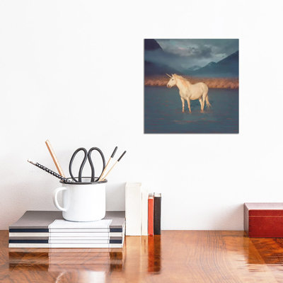 Unicorn Oil Slick 1 Piece Wrapped Canvas Wall Art
