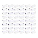Sterilite 6 Quart Plastic ClearView Latch Box Storage Container Tote, 48 Pack