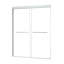 Porte de douche encadrée avec verre transparent l 60 po x H 76 po Ennis-101281907