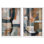«Enigmatic Shade Duo Shadowbox», ensemble d'art abstrait Boho par Art Remedy, cadre blanc, 20 x 30