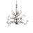 72" Wide Oak Leaf 15 Light Chandelier