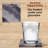 Handcrafted Square Genuine Gray Marble Coasters
