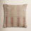 Carmel Striped Cotton Throw Pillow