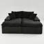 Multifunctional Double Chaise Lounge Turtle Velvet Upholstery Modern Style For Living Room & Bedroom Relaxation