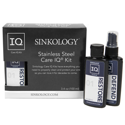 Trousse d'entretien de l'acier inoxydable SinkSense