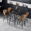 Bristow Upholstered Bar Stool with Steel Frame