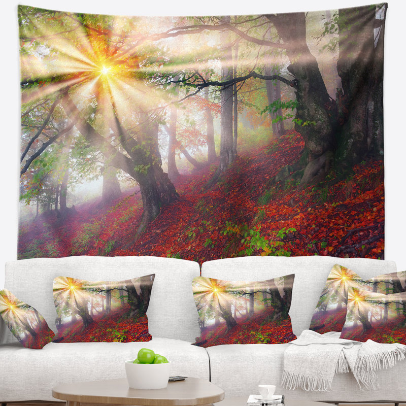 Landscape Polyester Tapestry, 68" H x 80" W