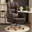 Chaise de bureau ergonomique inclinable à haut dossier avec dossier et repose-pieds réglables-1223664401