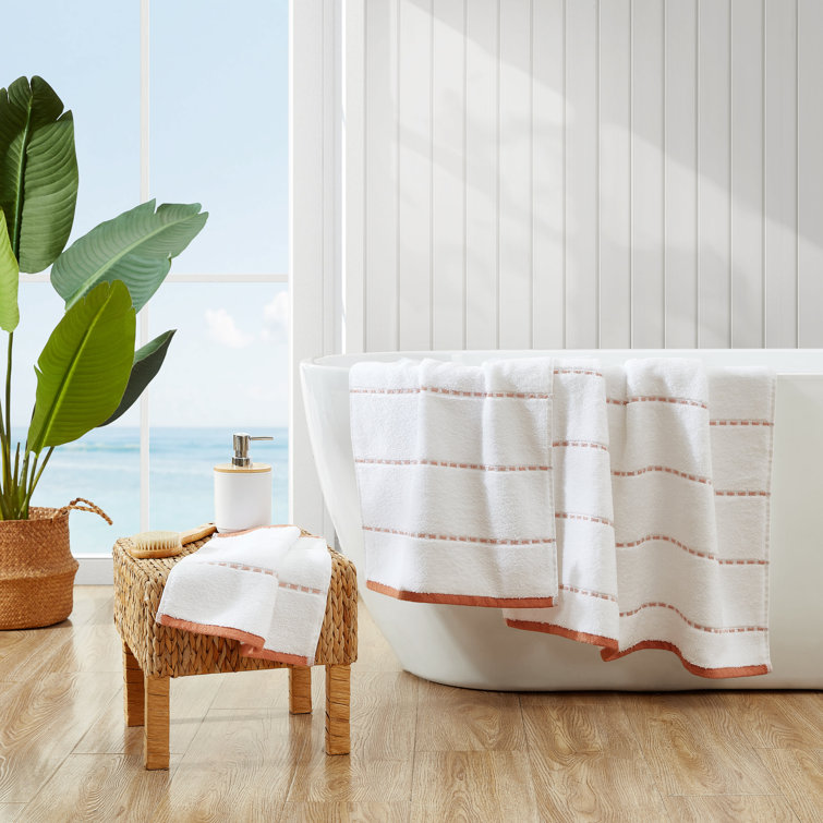 Tommy Bahama Northern Pacific 6-Piece Orange Cotton Towel Set