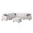 Rene Sectional Sofa with Ottoman