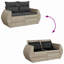  Ensemble de canapé de jardin gris clair, gris foncé-764701702