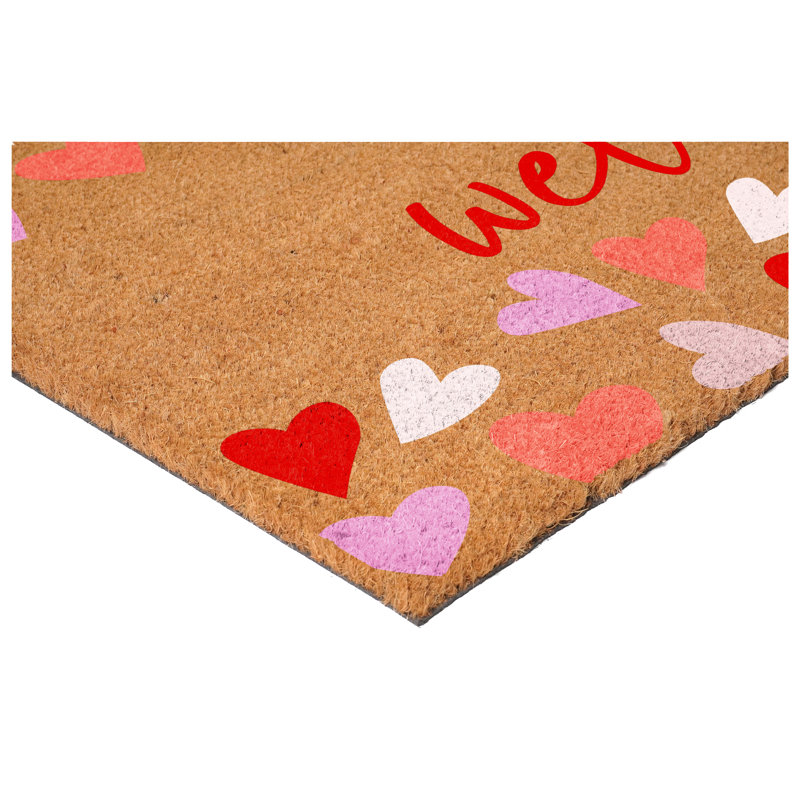 Paillasson Lots of Hearts, L 24 po x L 36 po