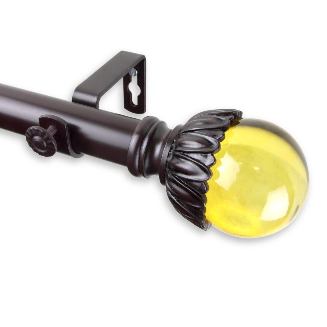 Oconnor Steel Adjustable Single Curtain Rod House of Hampton® 