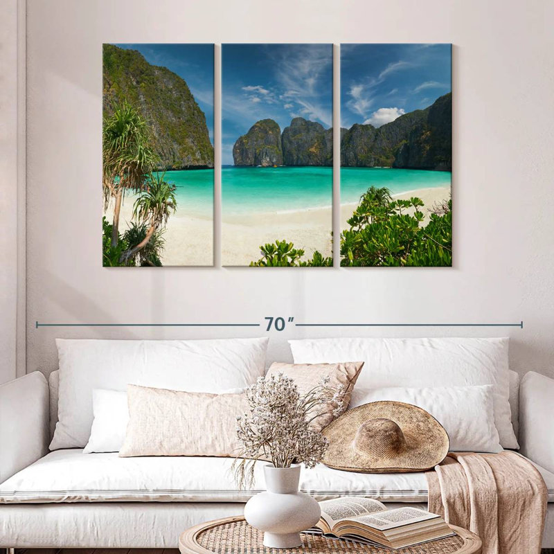 Gillard Phi Phi Island Beach, 32" H x 50" W