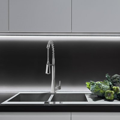 K-5070 - Robinet de cuisine rétractable à poignée simple I3