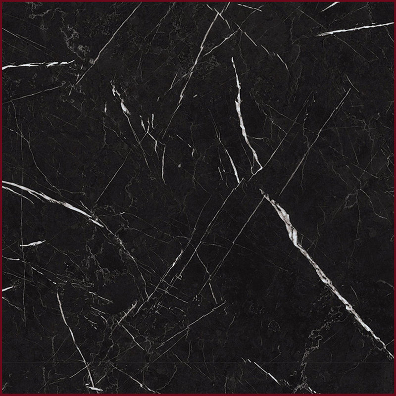 Table de salle à manger moderne noire, panneau de particules 100% mélamine, 27,6 po x 29,1 po x 27,6 po | Épaisseur: 0,7 pouce | Bande de chant en PVC robuste | Design industriel élégant, parfait pour les salles à manger contemporaines et les espaces de fantaisie
