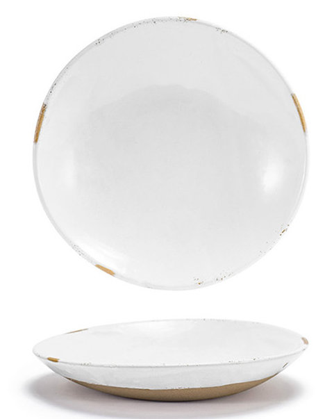 Artefact® Low 0,75 pte Bol de service, Blanc brillant
