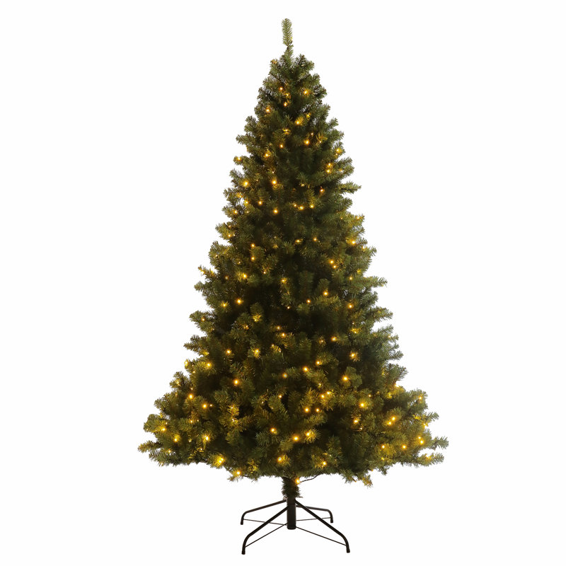 Arbre de Noël artificiel lumineux 7,5 pi