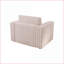 Canapé modulaire simple moelleux 44,9 po Sofas pour chambre à coucher / salon | Rose clair | Standard