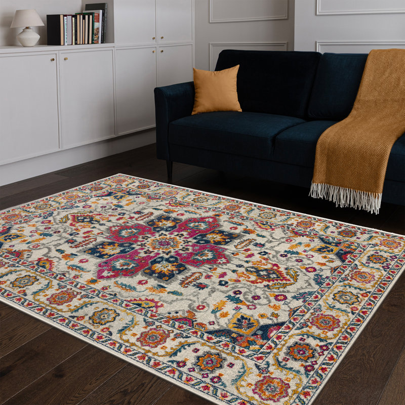 Adoncia White Rug, Rectangle 200 x 290cm
