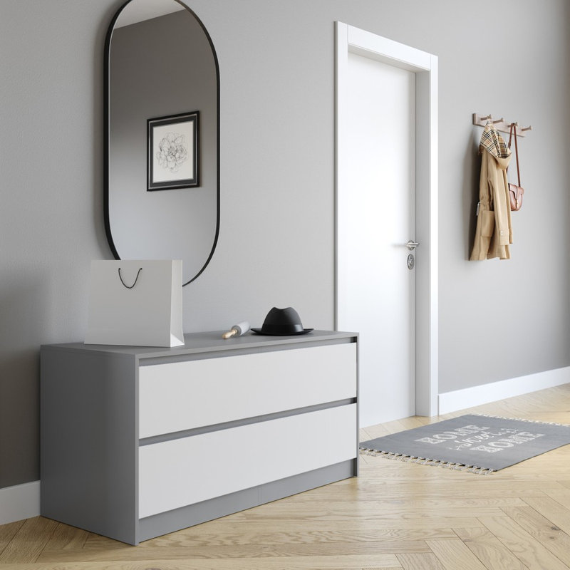 Rectangle Accent Chest, Grey
