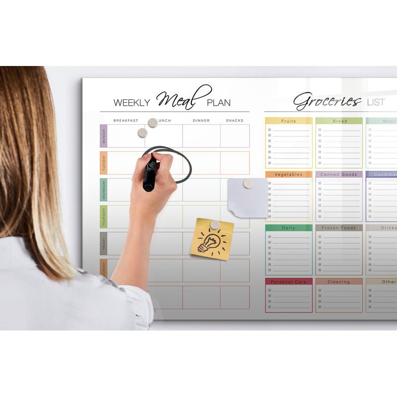 Magnetic Glass Dry Erase Board