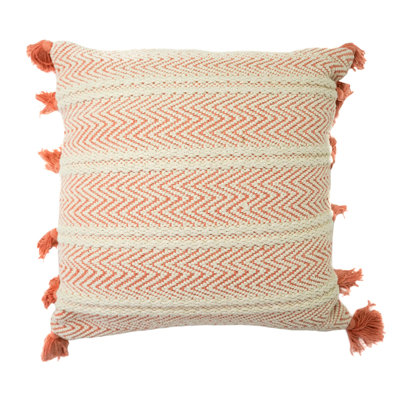 Tassels Cotton Throw Pillow