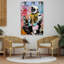 Astronaut Cat Adventure Modern Playful Surreal Cat Urban Wall Art Print 1 Piece Wrapped Canvas Wall Art-257941158
