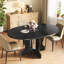 150 cm Extendable Round Dining Table-1313592614