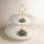 Spode Christmas Tree 2-Tiered Dessert Server - Polka Dot