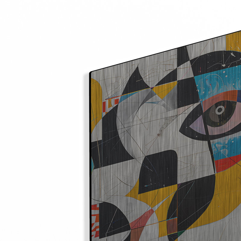 «The Eyes No 2» par Andreas Magnusson, art mural en métal, H 16 po x l 24 po