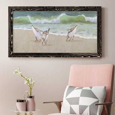 Beach Buddies - Peinture sur toile encadrée
