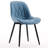 Chardee Upholstered Dining Chairs Faux Leather Waterproof Side Chair With Metal Frame-677716626