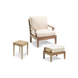 Sack Outdoor 3 - Piece Teak Conversation Set