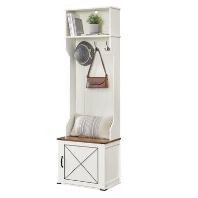 Hall Tree With Bench And Shoe Storage