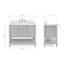 Ensemble de meuble-lavabo simple 43 po Abby-55794977