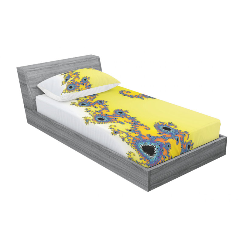 Microfiber Sheet Set, Twin Sheet Set with Fitted Sheet