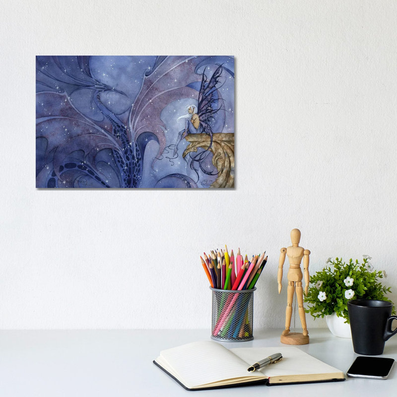 Dragon Dream 1 Piece Wall Art on Canvas, 20.32cm H x 30.48cm W x 1.91cm D, Wrapped Canvas