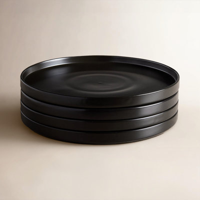 Izie Straight Lip Stoneware Dinner Plate