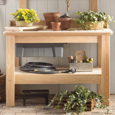 Cypress Potting Bench