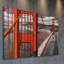 « orange bridge », reproduction d’art sur toile tendue-17708217