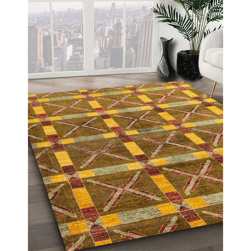 Tapis abstrait moderne 4272, Rectangle 7 pi x 10 pi
