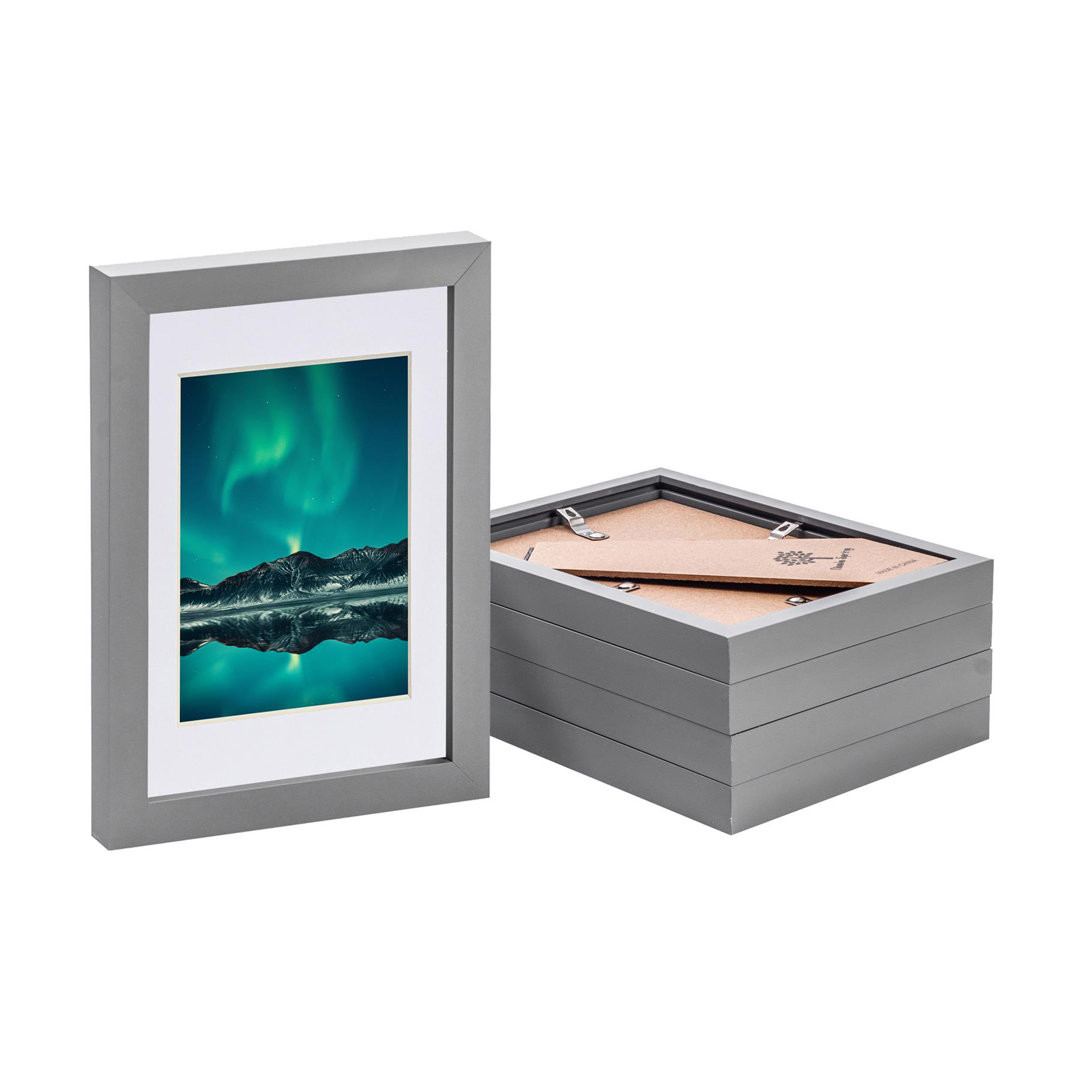 Nicola Spring A5 Photo Frames with 4" x 6" Mount