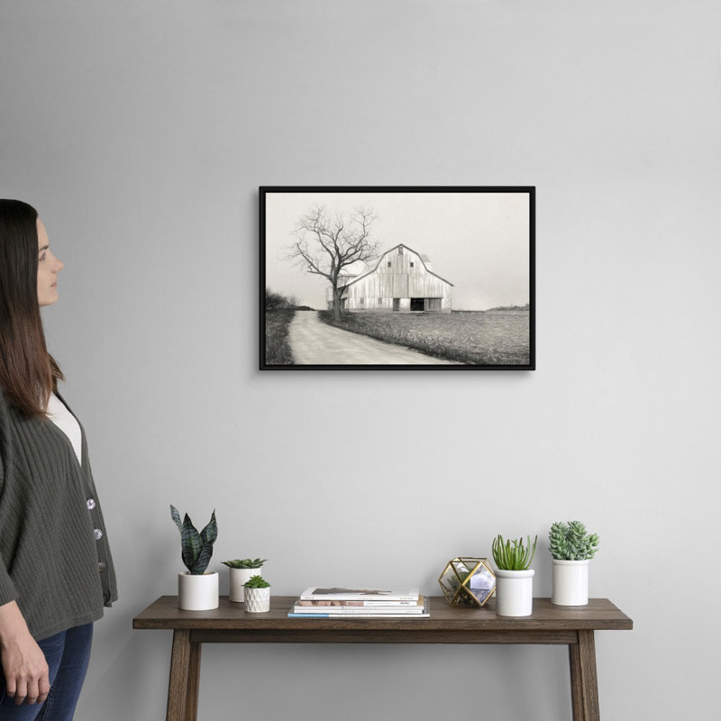 "Ohio Fields III" par Lori Deiter-reproduction de photo sur toile, H 18 po x l 26 po x P 1,75 po, Cadre noir