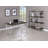 Abdalmalak Metal Base Writing Desk-54482731